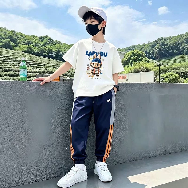 儿童短袖T恤套装男童夏季