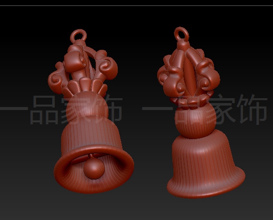铃法stl雕刻图圆雕图模型文件三维立体精雕图3d打印图纸