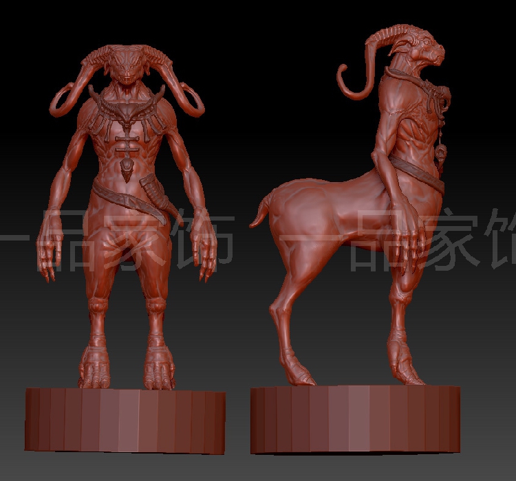 羊精圆雕图stl模型核雕图三维图立体图精雕图3d打印非实物