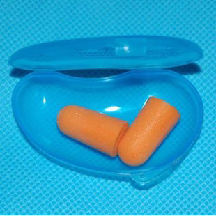 隔音耳塞带月牙盒子 美国3M1100 精美储存盒 睡眠防噪音噪声养神