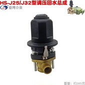 HS海顺J32调压阀回水体总成5022直连泵J25喷雾打药机830型柱塞泵