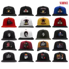 Street Market~ Scarface Scarface Baseball Cap with Hard Brim, Adjustable~ American Hip-Hop Old School