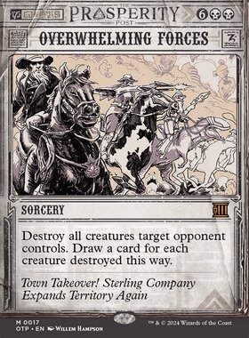 【铃铛卡牌】万智牌 英文 光雷驿镖客OTP 号外新闻 压倒性武力