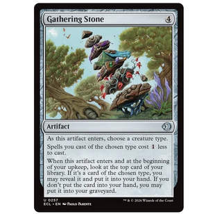 【铃铛】万智牌 英文 洛温: 暗影笼罩 ECL 银 平/闪 集会石 257