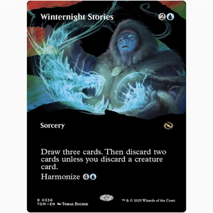 【铃铛卡牌】万智牌 英文 龙岚录 TDM 异画闪 金 冬夜故事 336