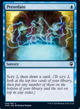 【铃铛卡牌】万智牌 英文 指挥官传奇 CMR 铁 注定 蓝色