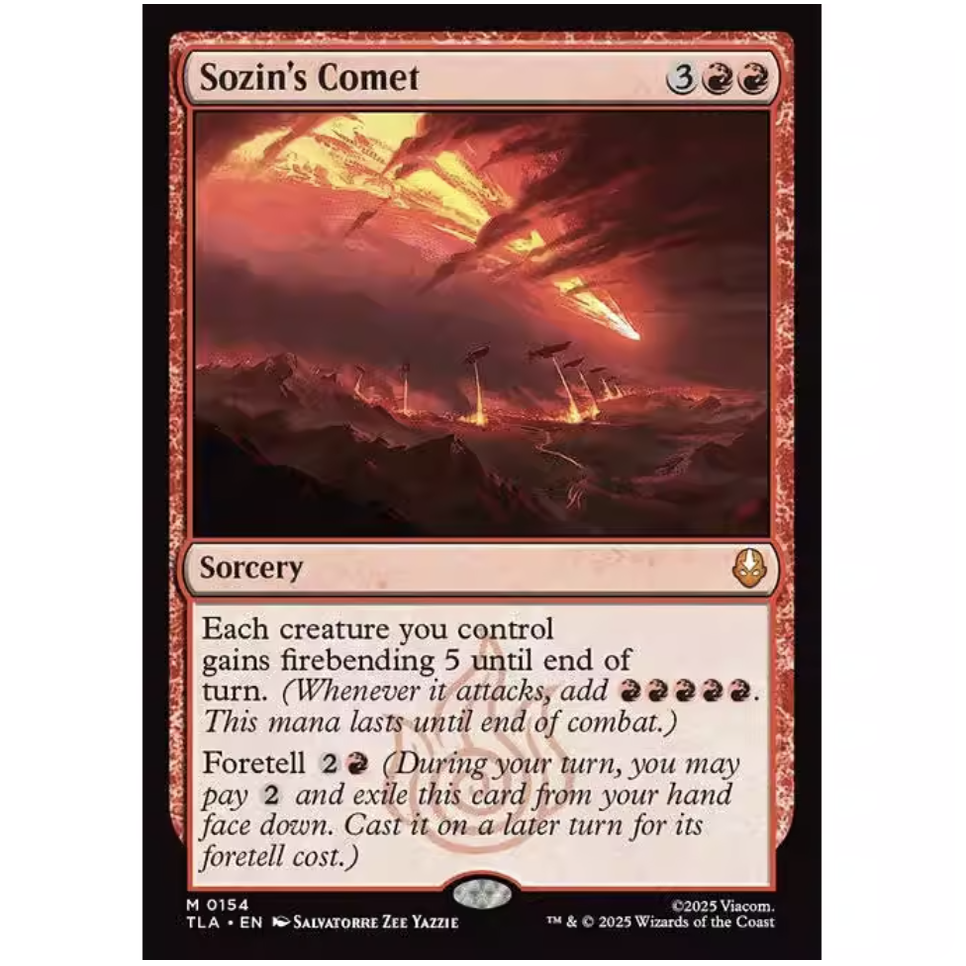 【铃铛】万智牌 英文 降世神通 TLA 秘稀 平/闪 苏进彗星 154