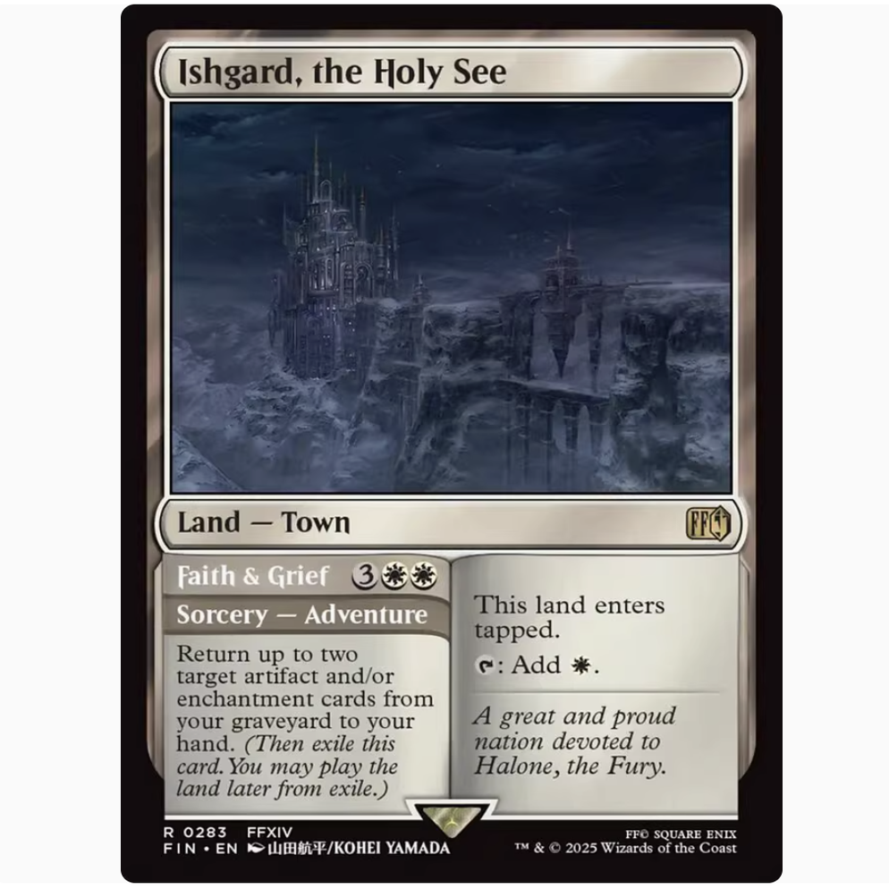 【铃铛卡牌】万智牌 英文 最终幻想FIN 平/闪 金 皇都伊修加德283