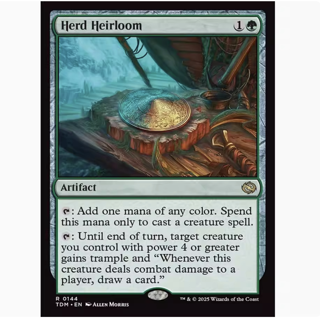 【铃铛卡牌】万智牌 英文 龙岚录 TDM 金 族群传家宝 144