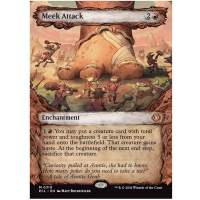 【铃铛】万智牌 英文 洛温: 暗影笼罩ECL 异画 平/闪 微屈侵袭319