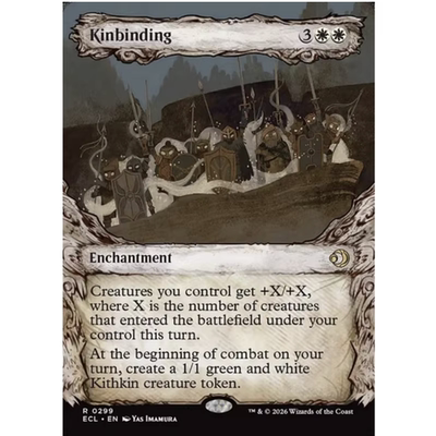 【铃铛】万智牌 英文洛温: 暗影笼罩ECL 异画 平/闪 英缘相连 299