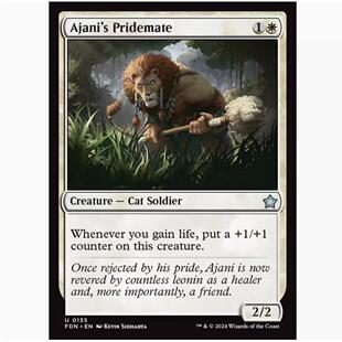 【铃铛卡牌】万智牌 英文 基石 FDN 闪 银 阿耶尼的群伴 135