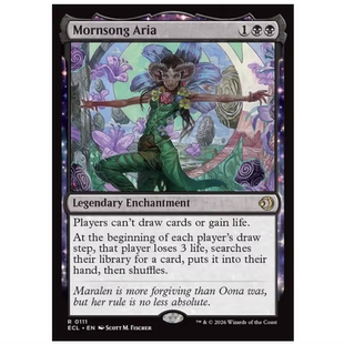 【铃铛】万智牌 英文 洛温: 暗影笼罩 ECL 金 平/闪 晨曲咏叹 111