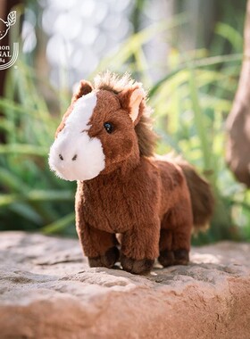 现货日本正版sunlemon马年毛绒玩偶卡通娃娃仿真玩具公仔可爱礼物