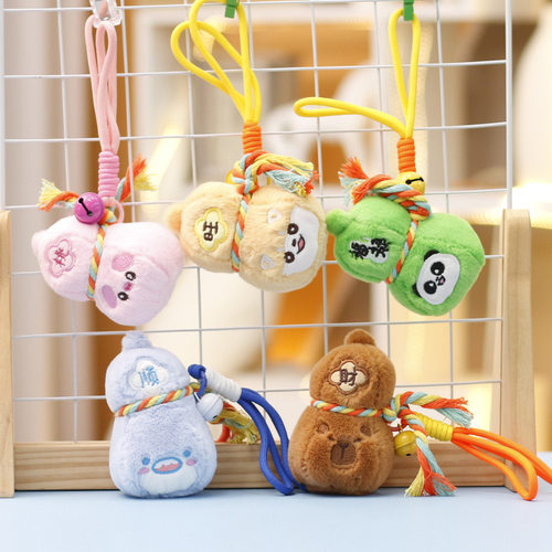 毛绒玩具招财葫芦玩偶可爱娃娃机公仔 包包挂饰女生礼物挂件