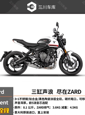 ZARD OFFICINE ITALIANE 适用于三叉戟660 TRIDENT660 排气全段