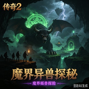 传奇单机联机-魔界兽鸣探秘异兽-神界-一键.新增飞剑玩法.7大陆