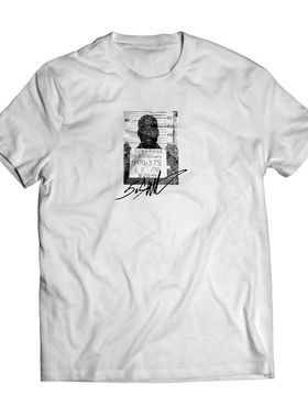 美国嘻哈说唱歌手50Cent联名定制限量款纯棉短袖T恤