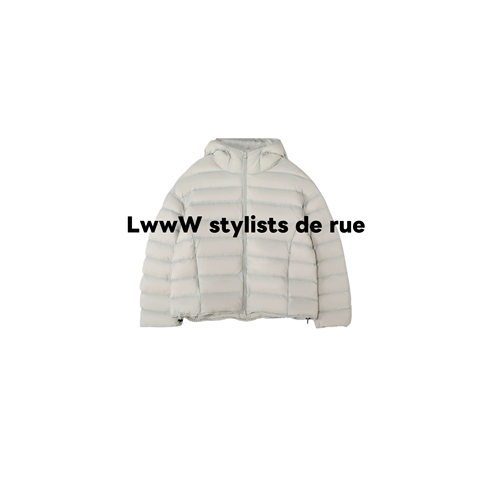 【龟背】柔光布90白鸭绒龟背蓬松感排骨羽绒服