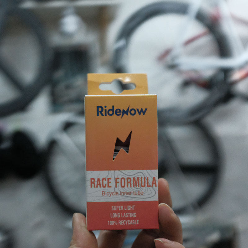 杭州死飞VS Ridenow超轻内胎 36g 700c85嘴长公路车死飞内胎 粉色
