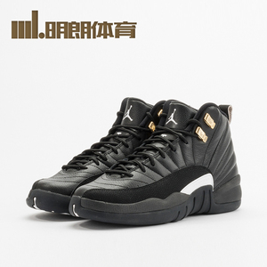 AIR JORDAN 12 The Master AJ12 GS 黑金金扣女款 153265-013