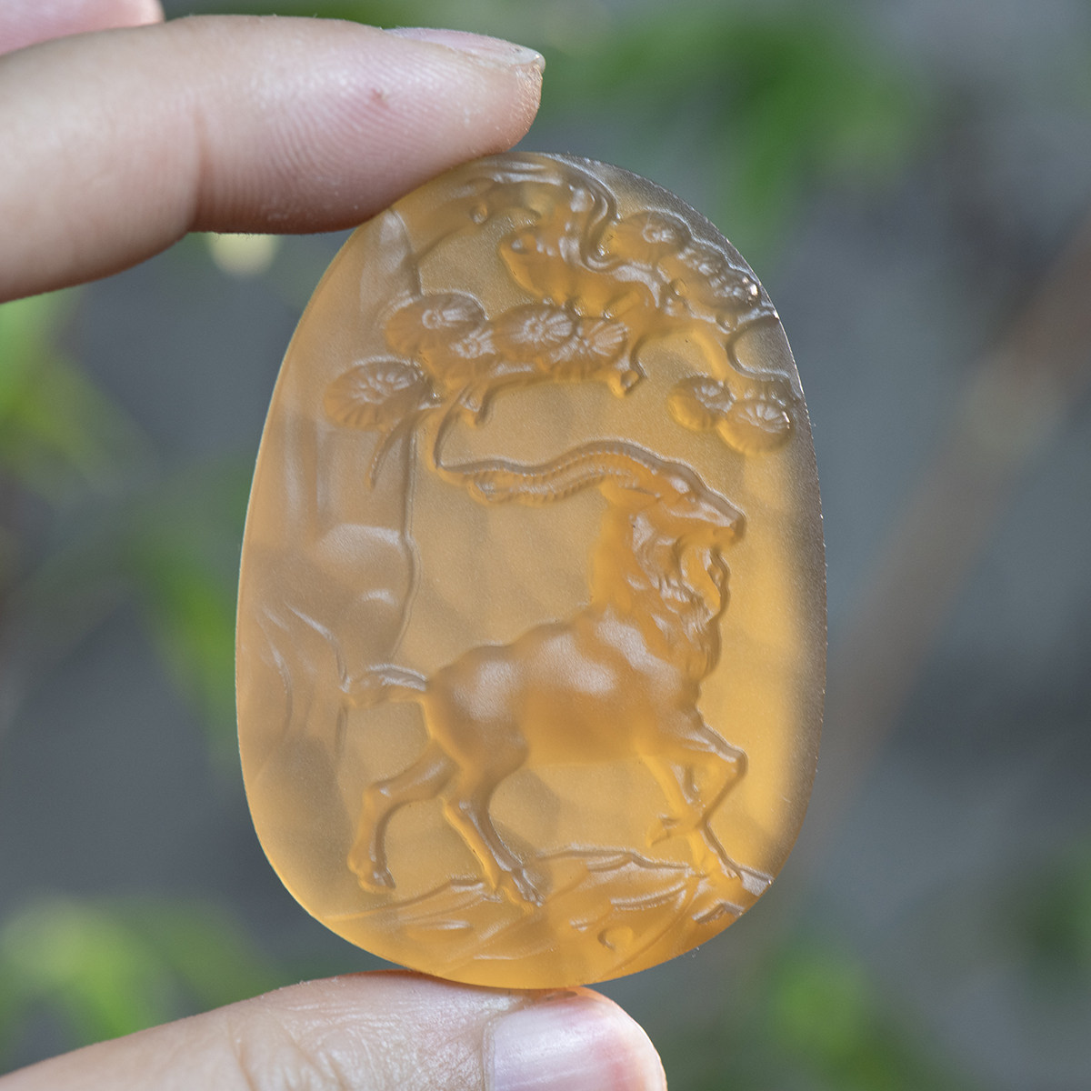 天然红玛瑙生肖羊本命年招财吊坠