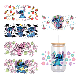 史迪仔UV转印贴水晶贴水晶标贴AB膜dtf玻璃杯贴纸跨境印刷厂家