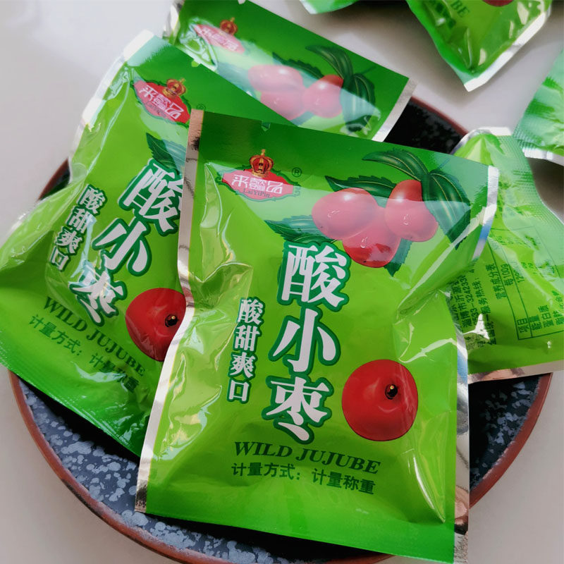 来懿品酸小枣散装小包原品叫野酸枣无核小蜜枣酸甜果脯500g