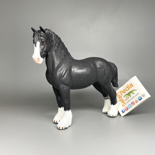 出口Safari动物模型摆件黑马公仔