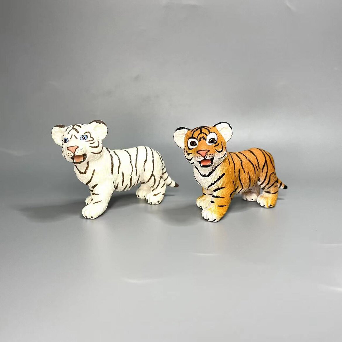 出口北美safari动物模型摆件老虎幼崽摆件