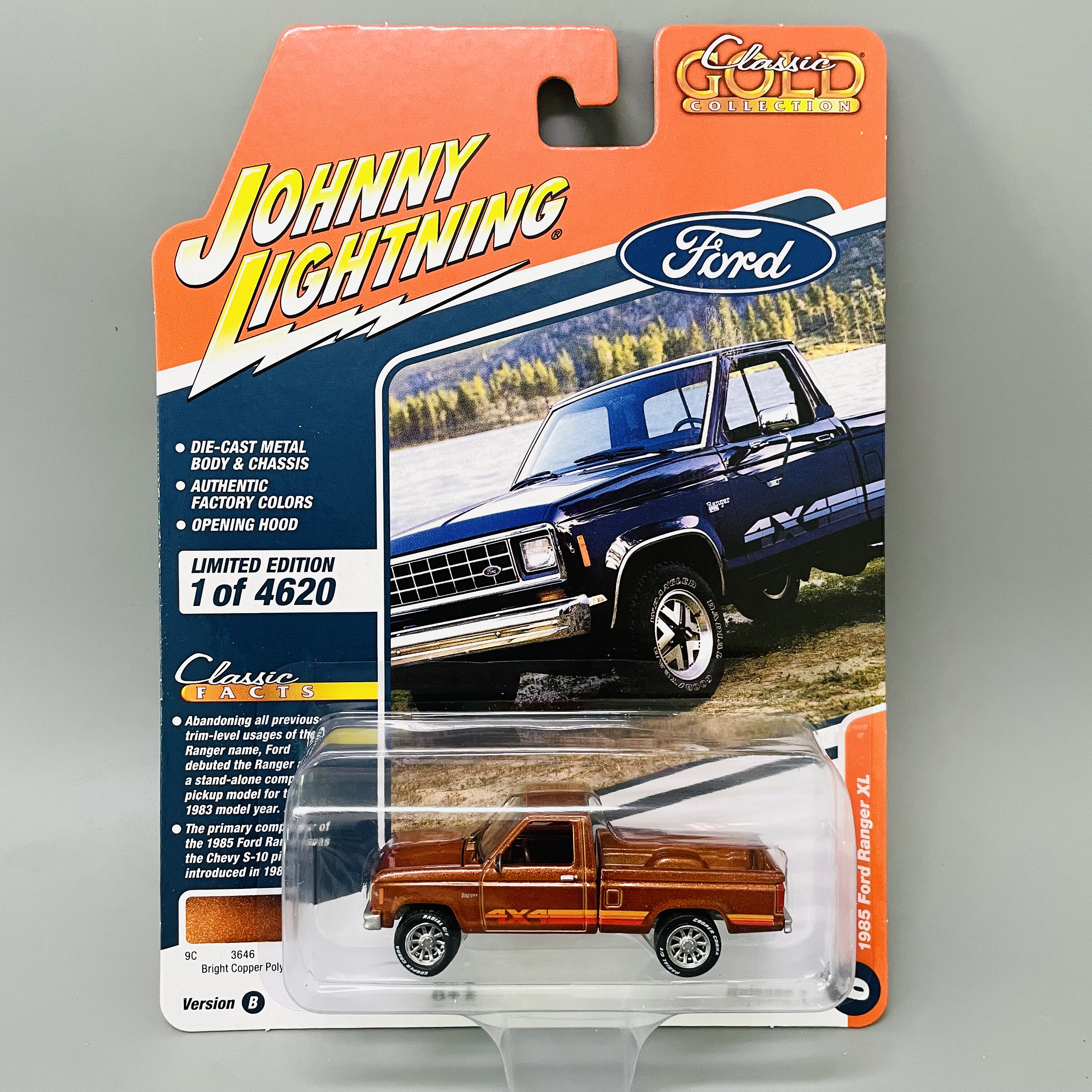 乔尼合金车模福特皮卡老爷车1：64