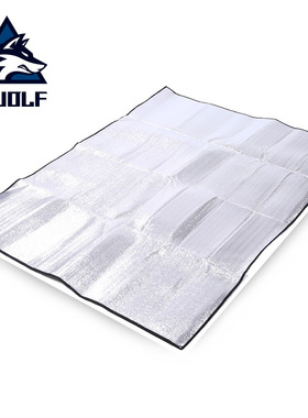 户外双人帐篷配套铝膜防潮垫遮阳草地野餐防水垫加厚露营HW-D1265