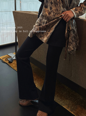 洋气新店REDMEMORY真香系列 显瘦咒语 化身腿精本精 微喇屁帘裤