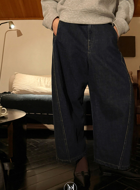 洋气新店REDMEMORY年度爱穿 入坑不悔~高街廓形香蕉牛仔裤