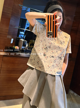 洋气新店REDMEMORY美到了~ 高段位 清新又治愈 2026早春花朵TEE