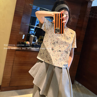 洋气新店REDMEMORY美到了~ 高段位 清新又治愈 2026早春花朵TEE