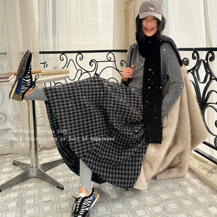 洋气新店REDMEMORY好爱~步履升温 日系复古减龄夹棉半裙