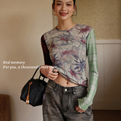 洋气新店REDMEMORY时髦尖子生 伊甸花园网纱打底衫 行走 艺术