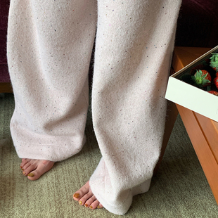 垂坠自然阔腿羊毛裤 洋气新店REDMEMORY自留时髦扛把子 梦幻星河