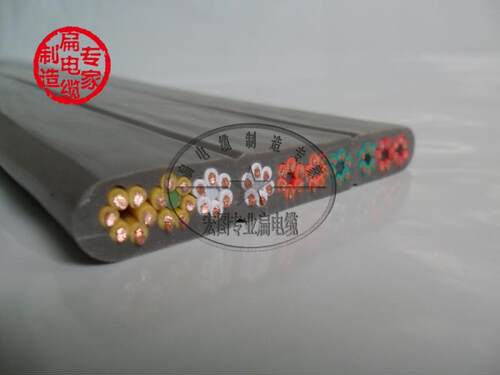 60227 IEC 71f TVVB 8×0.75mm2随行扁电缆，拖链扁电缆，扁线