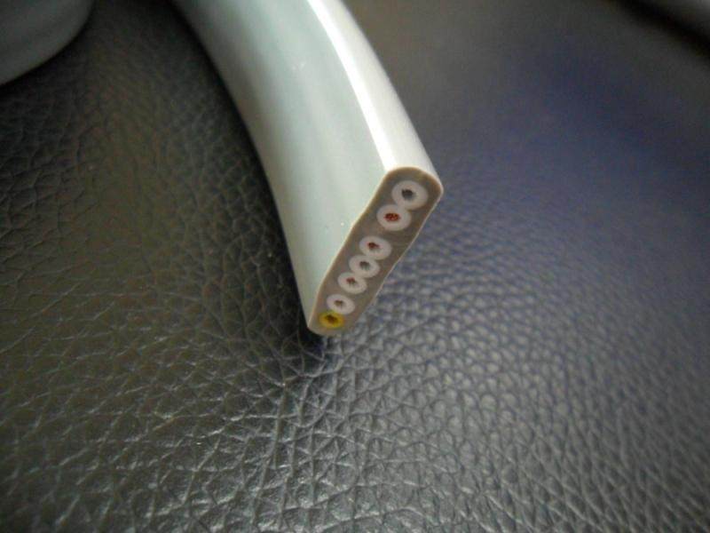 全铜扁平电缆 电动伸缩门专用电线电缆TVVB9*0.75MM2