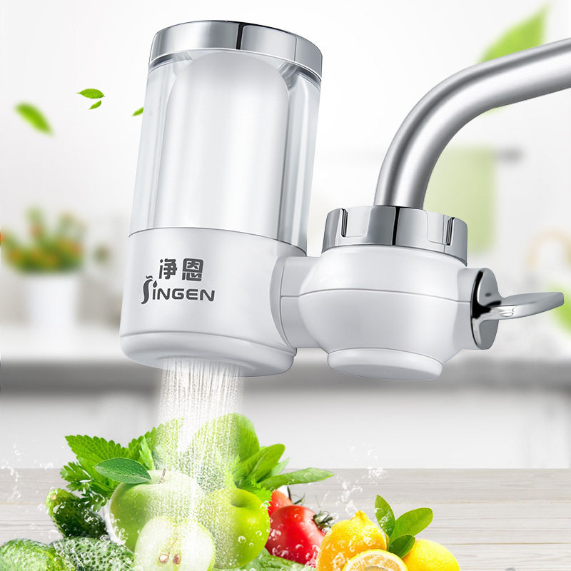 净恩净水器JN21除垢龙头过滤器厨房直饮陶瓷滤芯家用双出水滤水器