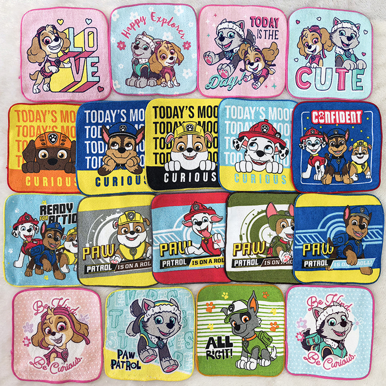 毛巾卡通儿童小方巾幼儿园纯棉