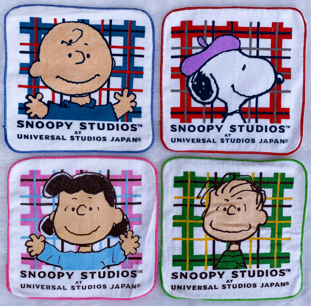 卡通儿童纯棉小方巾毛巾