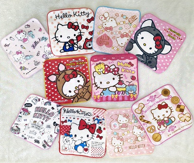 纯棉方巾卡通毛巾儿童擦汗小方巾