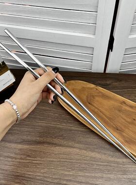 chockmen卓德铭316L不锈钢40cm加长油炸筷子炸油条火锅筷超长防烫