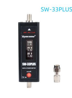 SURECOM SW33 SW-33PLUS Mini小型VHF/UHF功率表驻波表125-525Mhz
