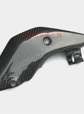 外贸版排气管碳纤维F5盖年摩托车CBR600RR排气管配件盖防烫-罩050