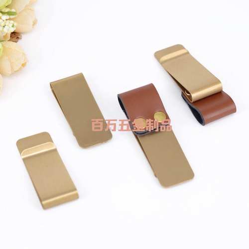 黄铜夹笔插票据套收纳手帐