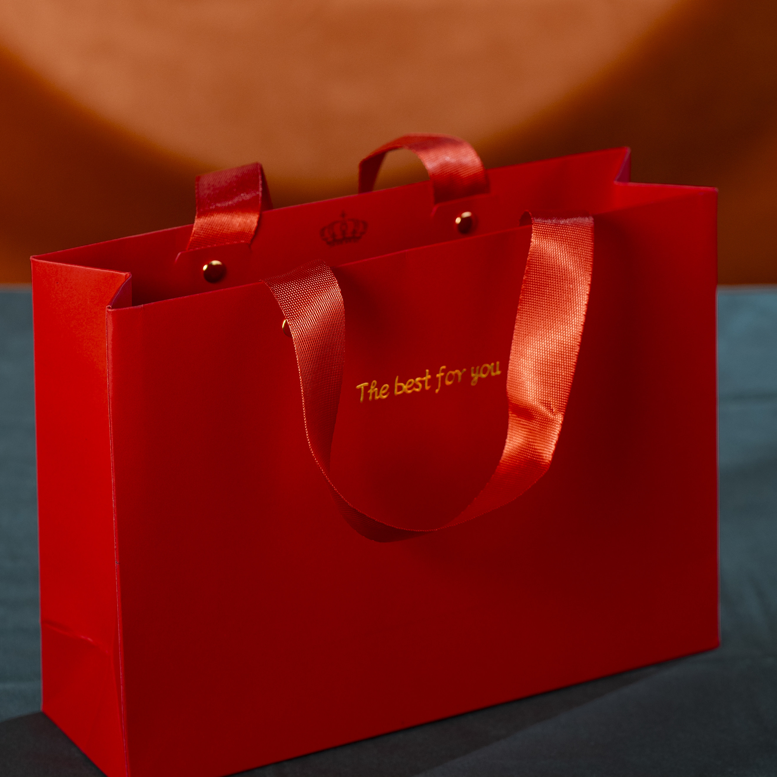 红色礼品袋喜庆手提袋订婚结婚备婚伴手礼物包装袋购物袋手提纸袋